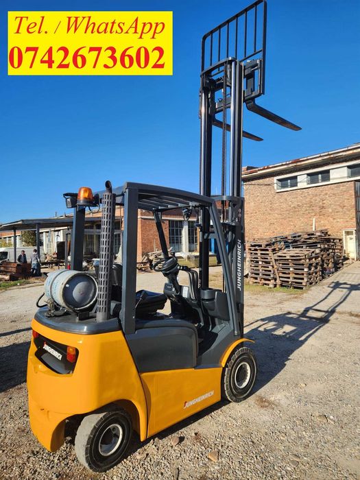 Stivuitor Jungheinrich, an 2015, ridica 1.6 tone la inaltime 3.3 metri