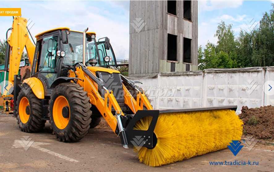 Щетка дорожная на экскаватор-погрузчик (всех производителей)