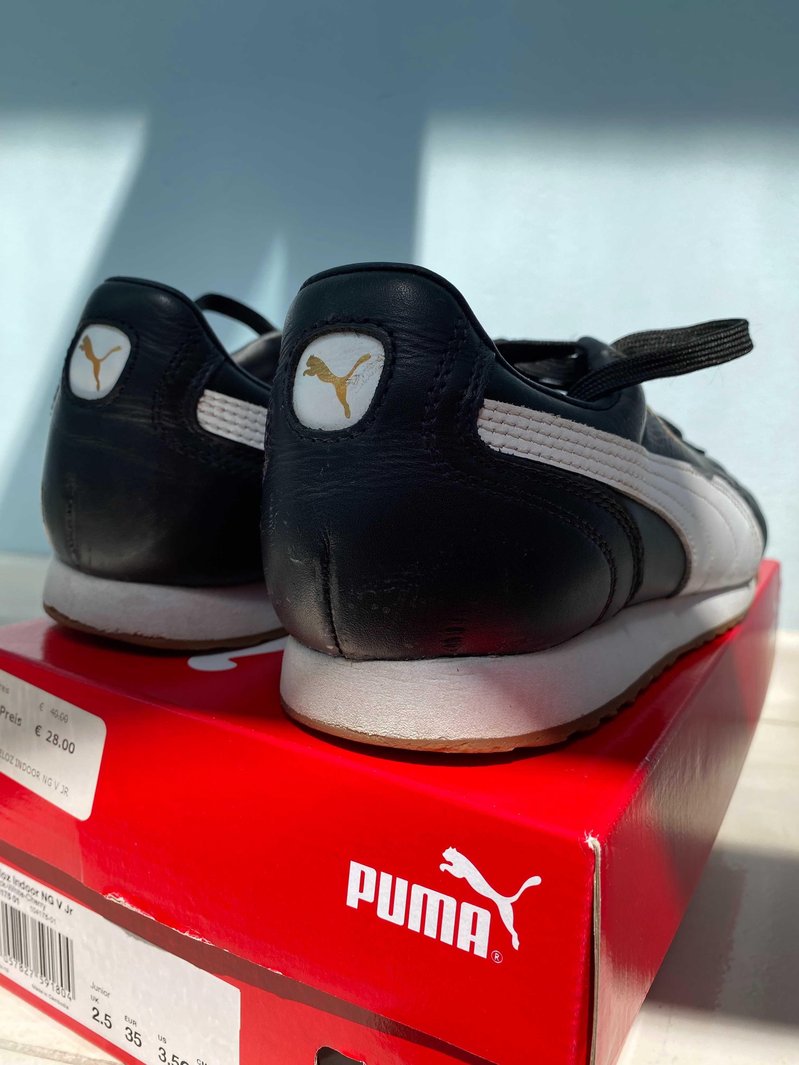 Adidasi Puma sport din piele.