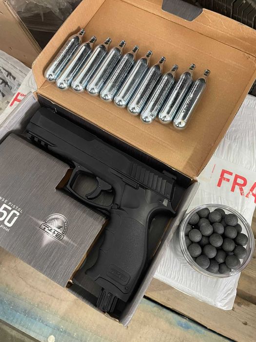 Pistol Airsoft HDP.50 20JCo2 Bile CAUCIUC/Vopsea/Creta/Piper