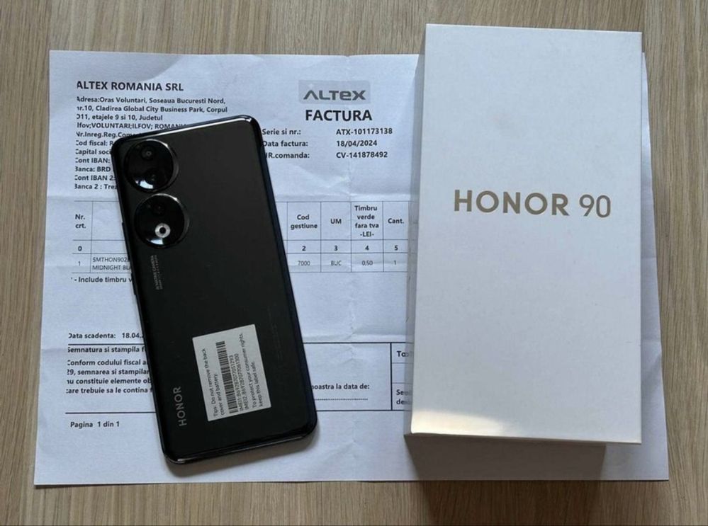 Honor 90; 256 GB; Ca Nou; Garantie Altex