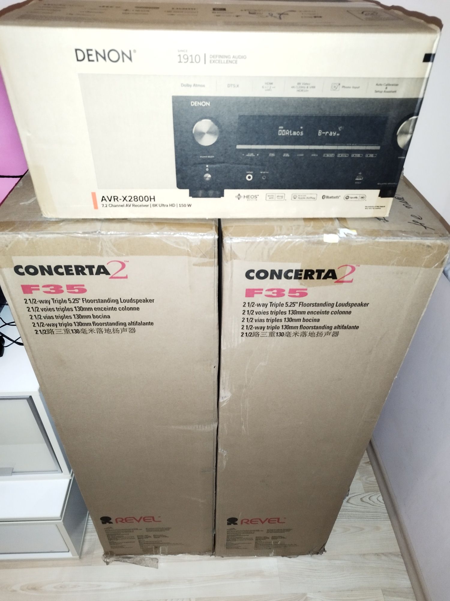 Denon AVR-X2800H/8K/Dolby Atmos/DTS:X
Dolby Atmos and DTS:X AV Rece