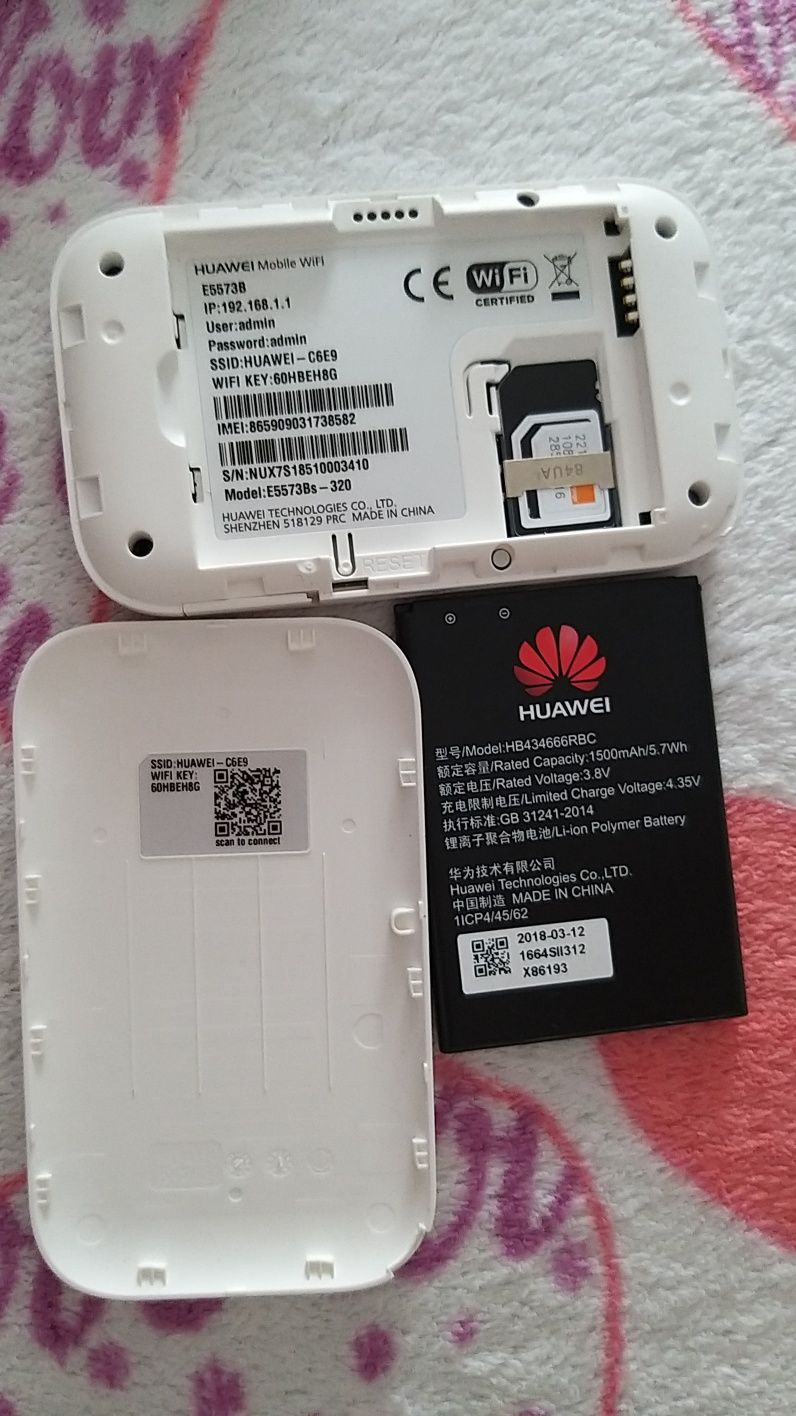 Modem/Router internet 4G Huawei E5573B Airbox