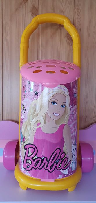 Bebe mare moale, Elsa, Troler / carut Barbie cu vesela ,60-85lei