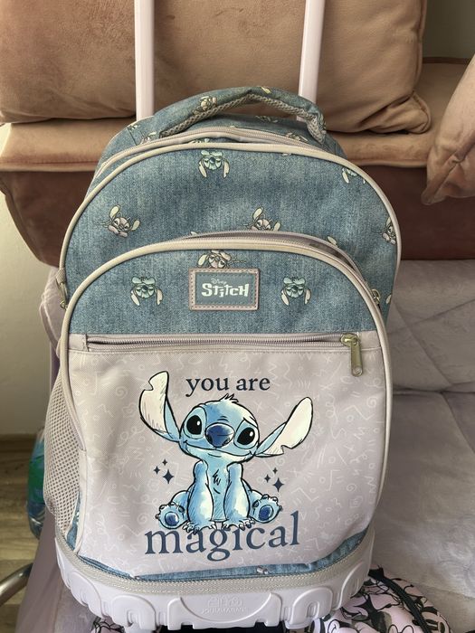 Ghiozdan troler stitch