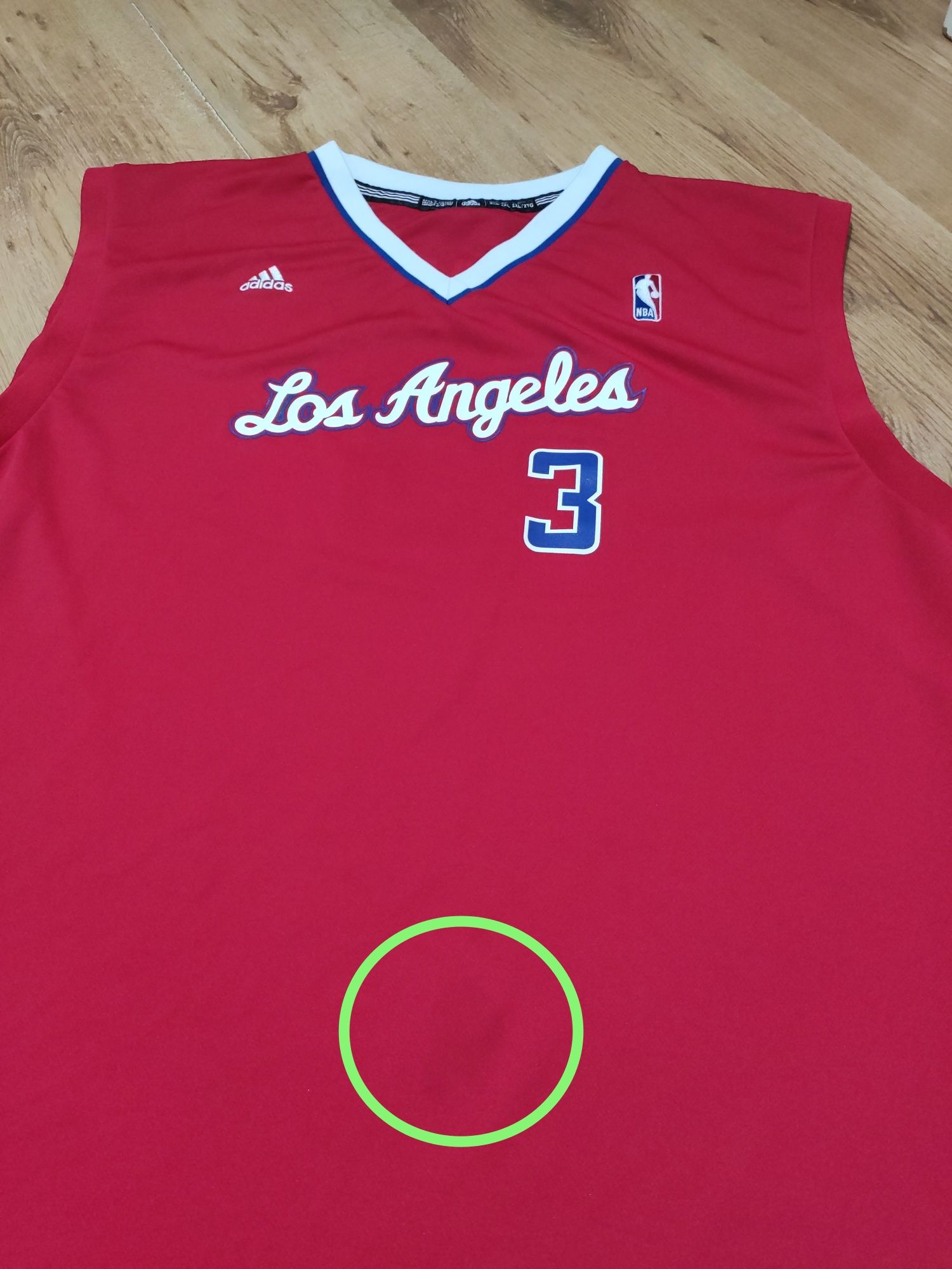 Maiou Adidas NBA Los Angeles Clippers 3 Paul mărimea XXL