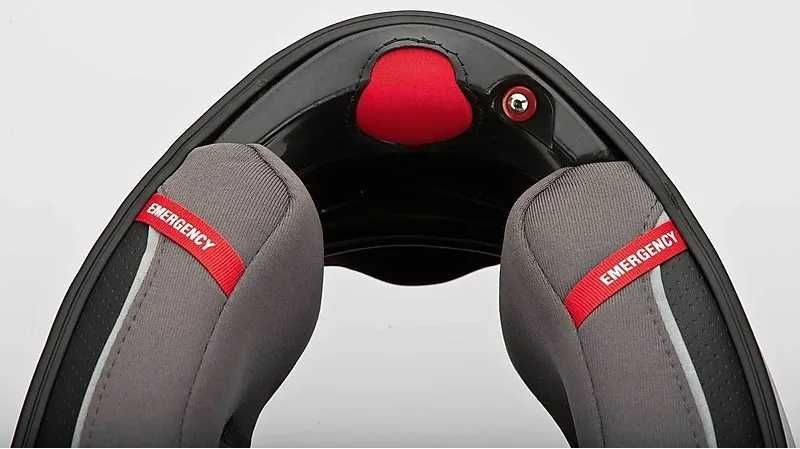 Мото Каска мотор SCORPION EXO-R1 EVO CARBON AIR SUPRA Red/Fluo,M 57-58