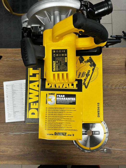 Чисто Нов Циркуляр ръчен Dewalt DWE5615, 1500 W, 190 мм