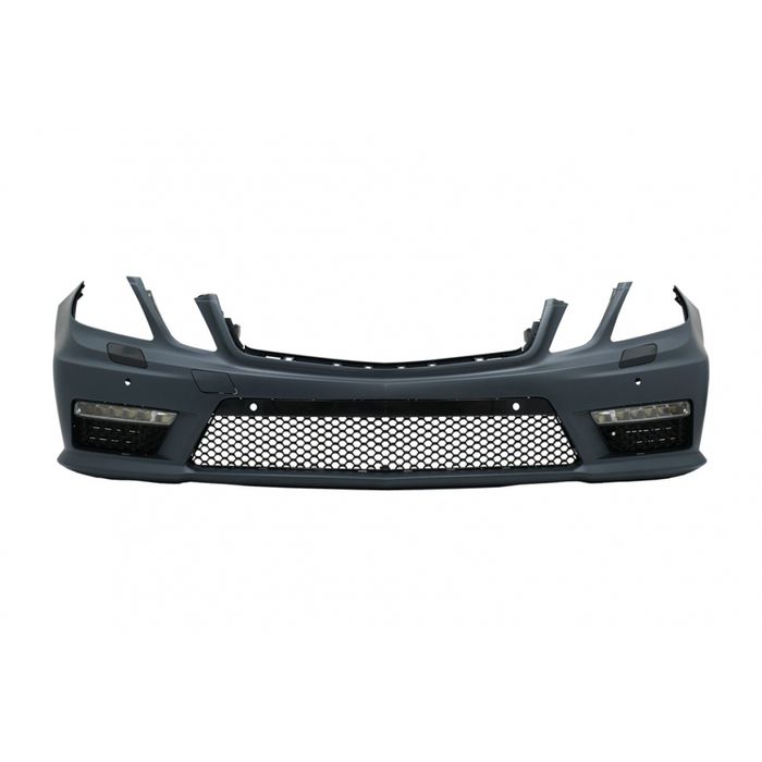 Спортна Предна Броня SRA + LED DRL Mercedes E-Class (W212) (2009-2013)