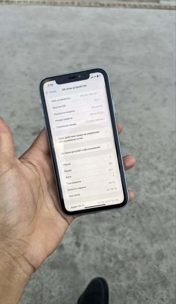Iphone xr holati orta