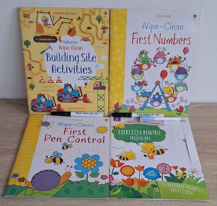 Vand Lot cărți scrie și șterge Usborne