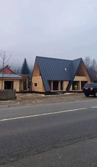 Vand Cabane tip A afrem , case pe structură metalică