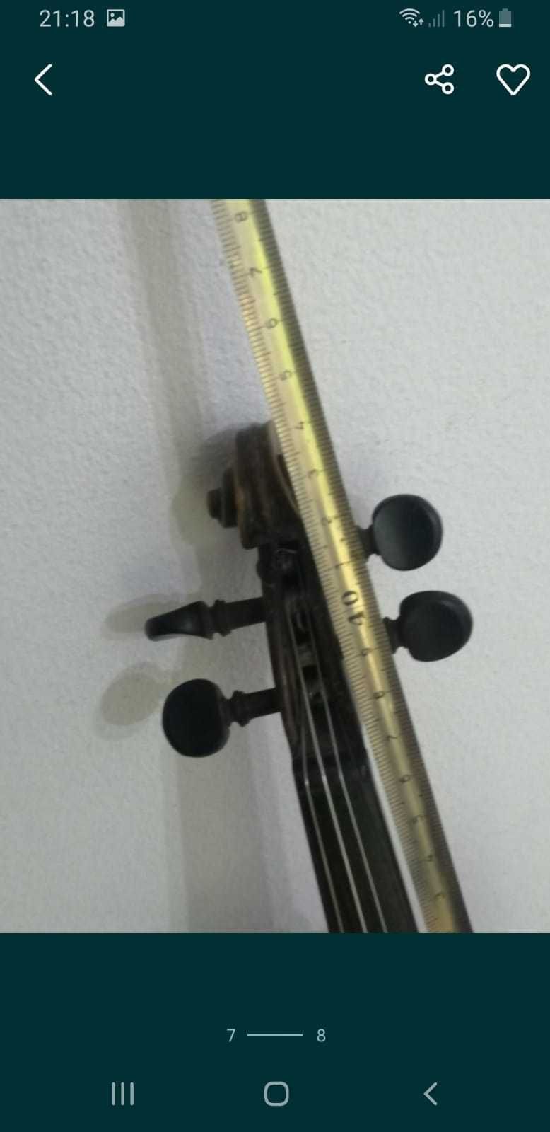Vioara vintage deosebita