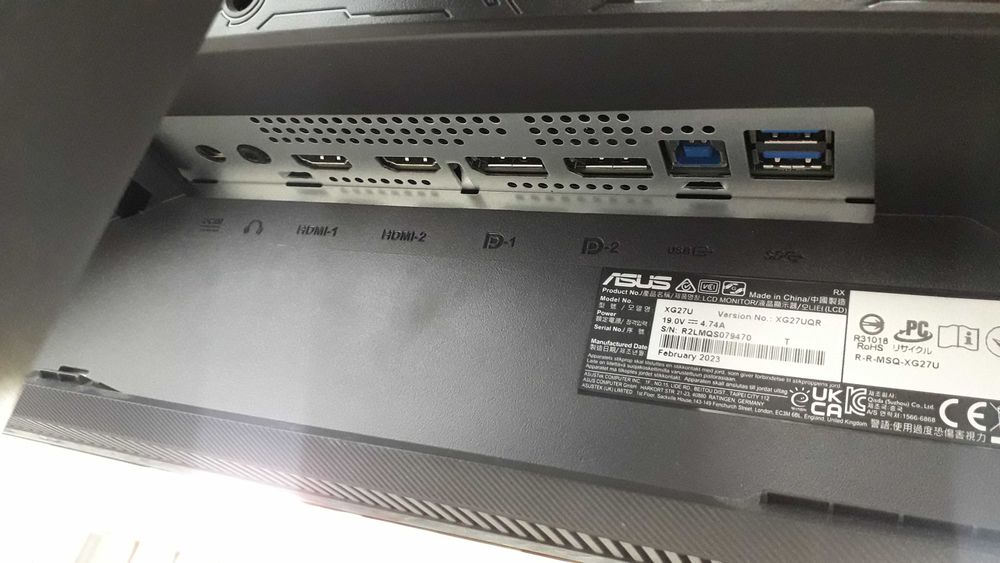 Asus  ROG Strix XG27UQR 27" 4k 144hz