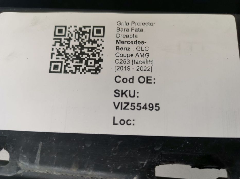 Grila Proiector Bara Fata Dreapta Mercedes-Benz  GLC Coupe AMG C253 [f