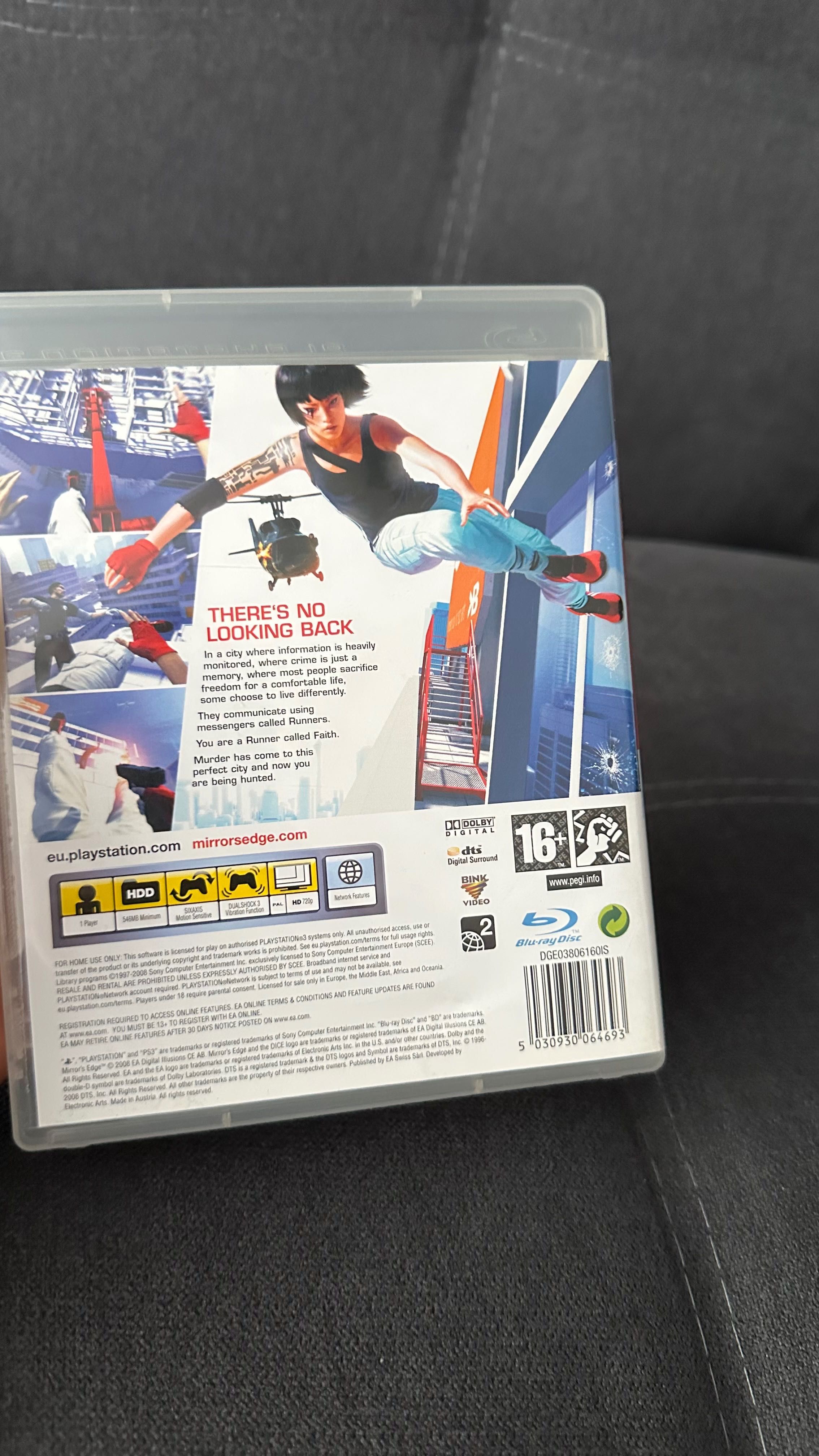 Игра Mirror's edge PS3