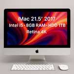 iMac 21.5” 2017 • Intel i5 • 8GB RAM • HDD 1TB • Retina 4K