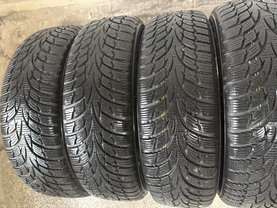 Set roți iarnă 165/65/R14 + capace originale Toyota Aygo