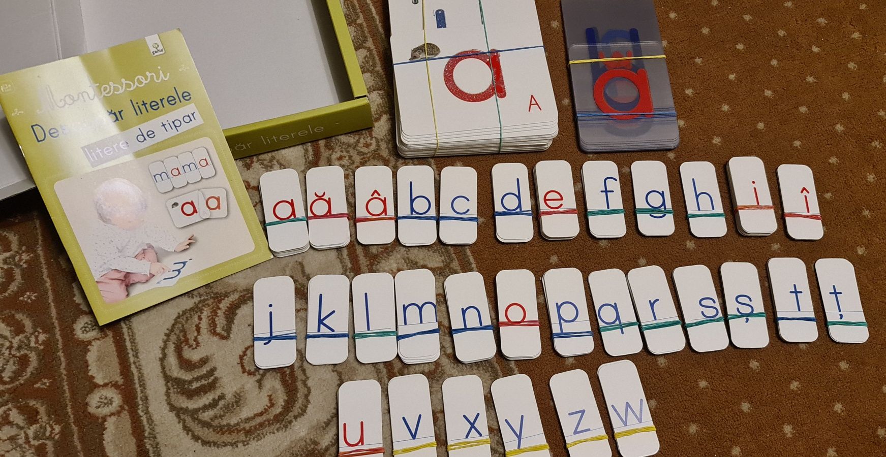 Montessori - Descopar literele de tipar