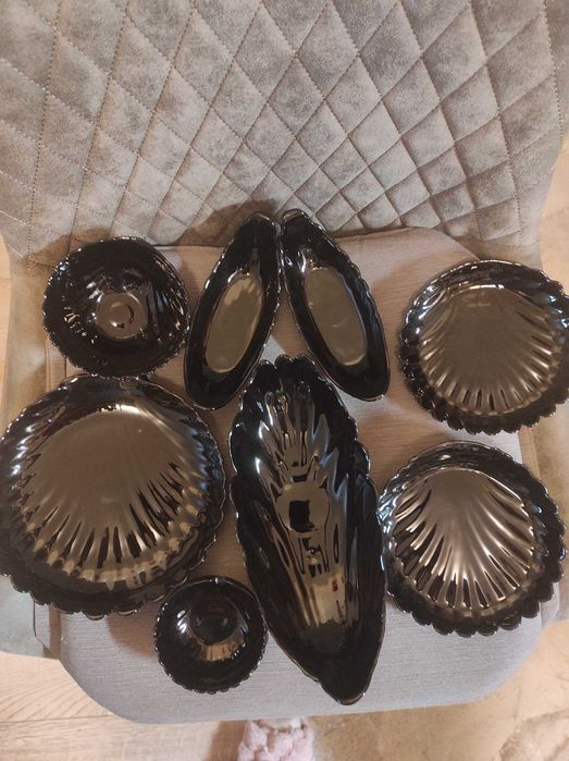 Сервиз от 8 части-черен аркопал