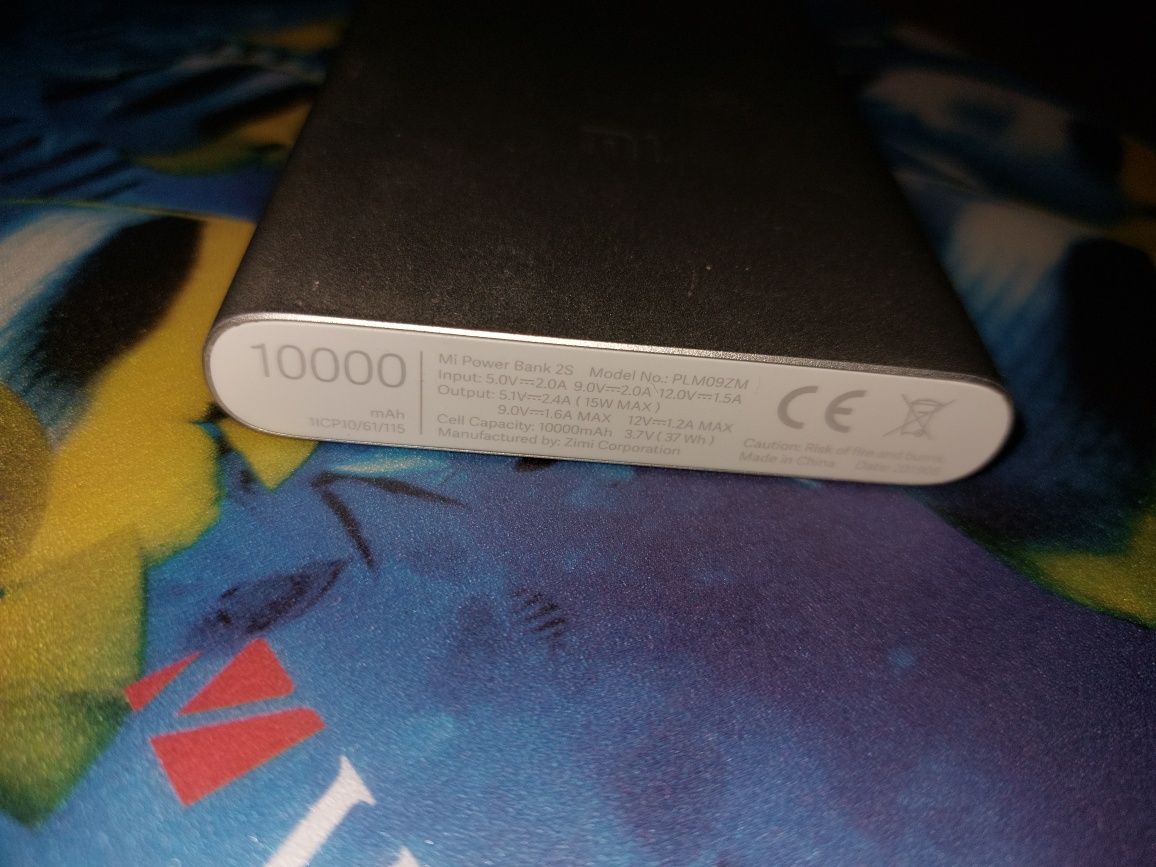 Xiaomi mi Power bank 10000 2s silver Повербанк  , зарядка.