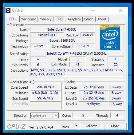 Лаптоп Dell P39F 15.6 Intel Core i7 4510U 12gb AMD Radeon R7 M265