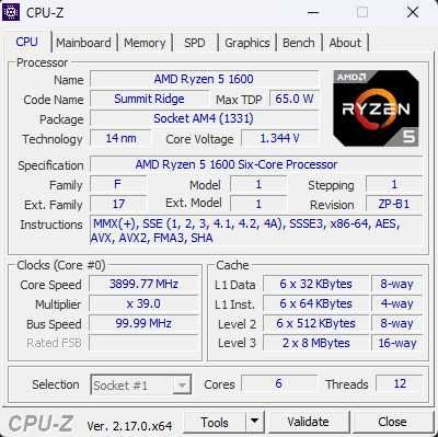 Procesor AMD Ryzen 5 1600 3.6GHz 6-core 12t perfect gaming entry-level