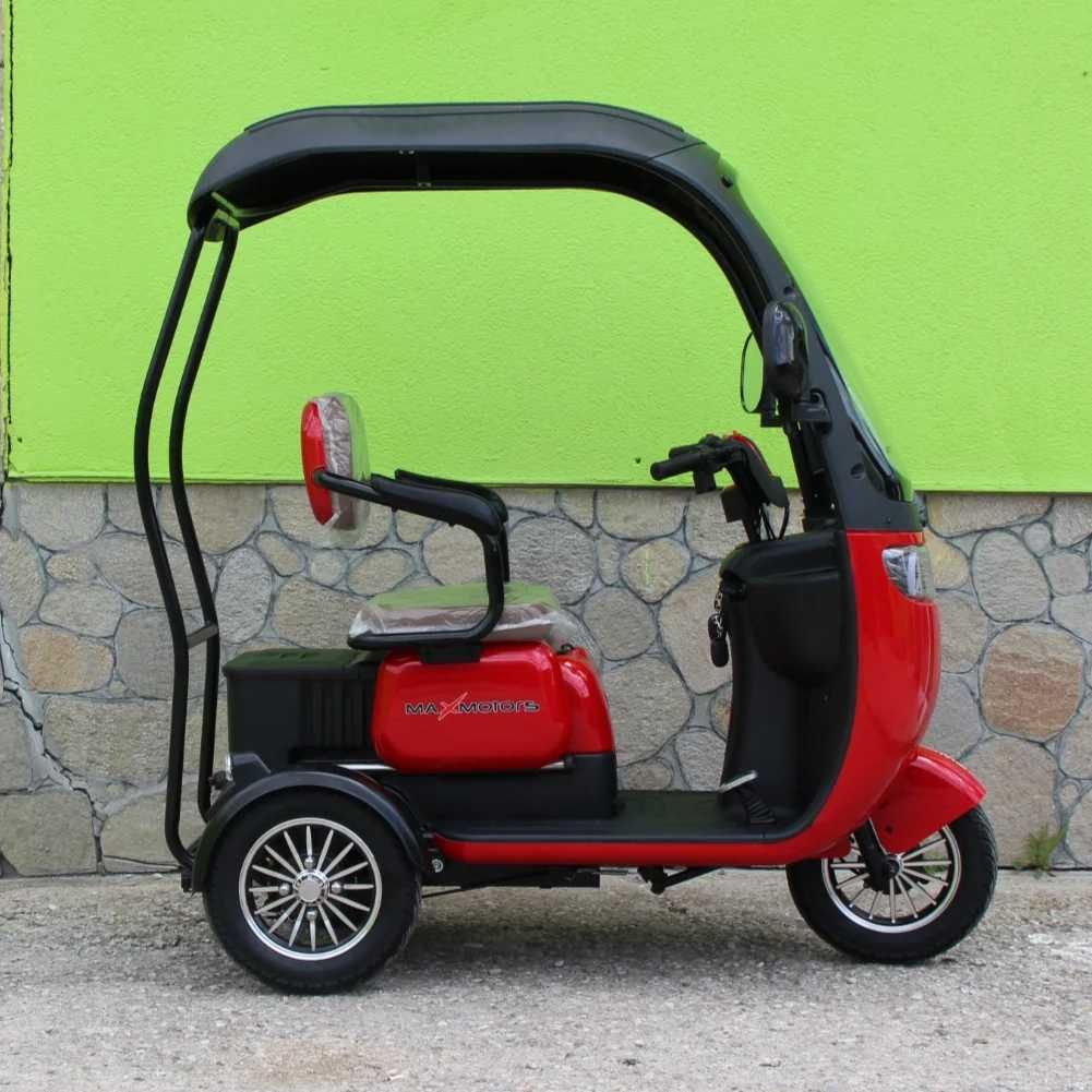 Електрическа Триместна Триколка MaxMotors Apple X3 1800W/48V/20Ah