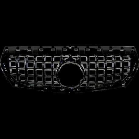 Черна решетка тип GT за Mercedes CLA W117 17-19 без отвор за камера