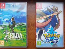 Jocuri Nintendo Switch Zelda BOTW Pokémon Sword