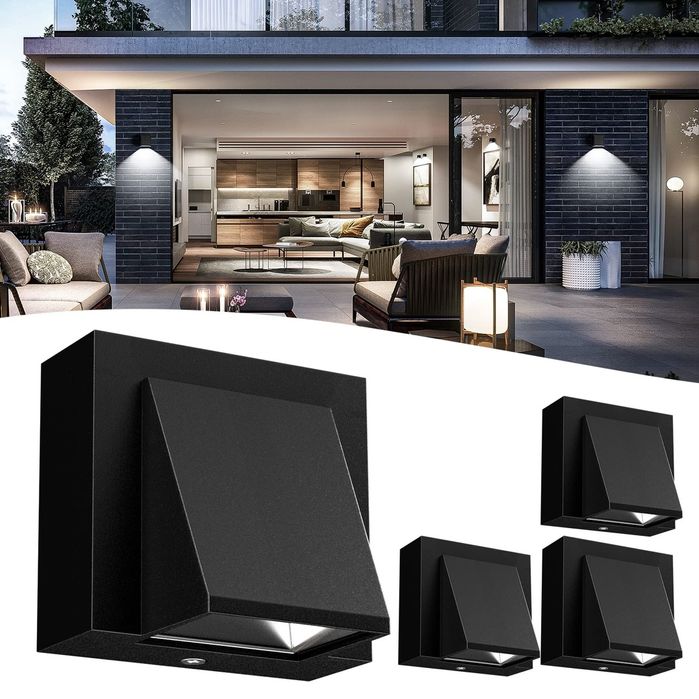 Set de 4 aplice moderne de perete pentru interior