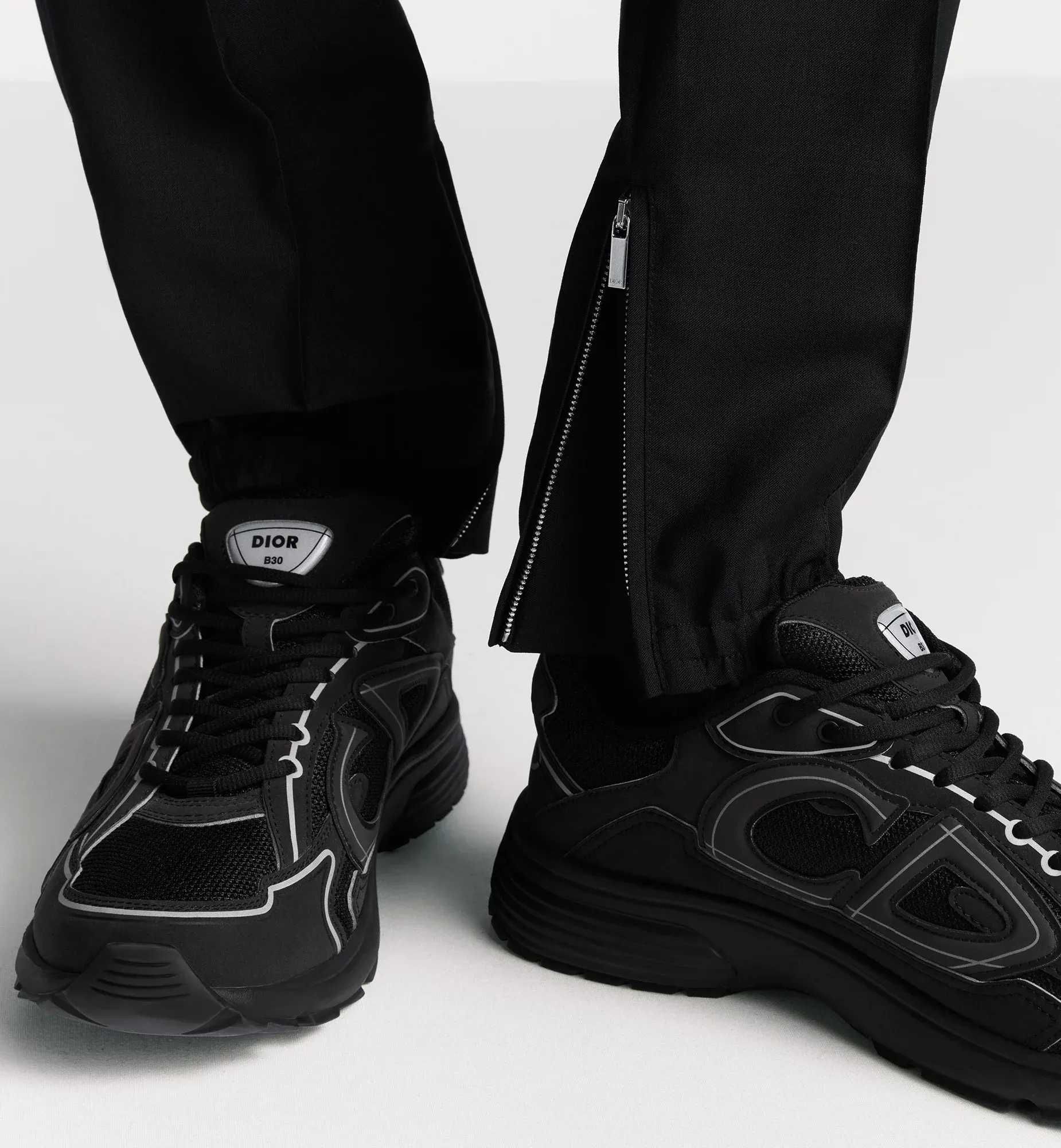 Adidasi Dior B30 Triple Black - Verificare COLET - Calitate PREMIUM