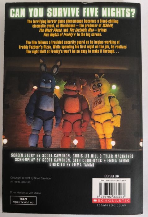 "The official Novel: Five nights at Freddy" Andrea Waggener