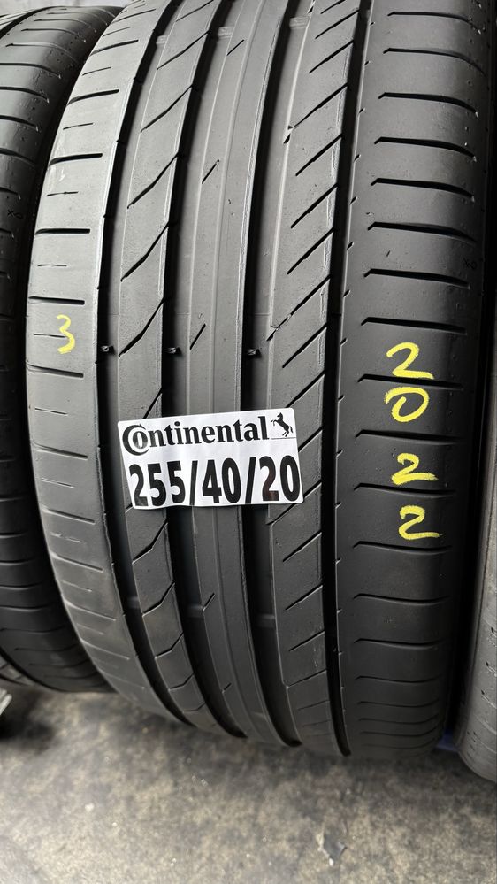 255/40/20 continental