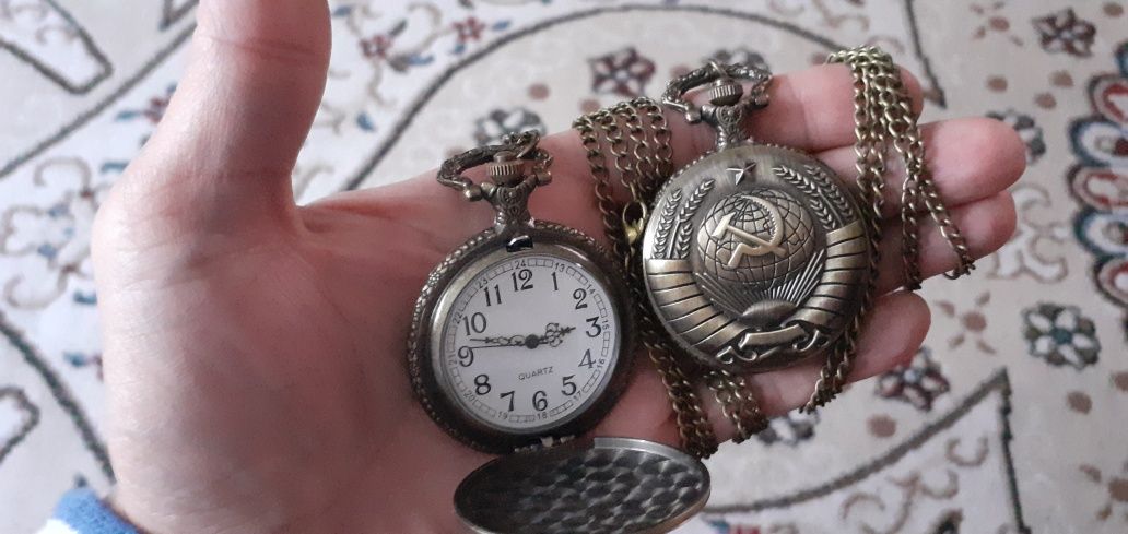 Продам - новые подарочные карманные часы ностальгия  - СССР .