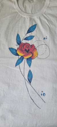 Ръчно рисувана дамска тениска