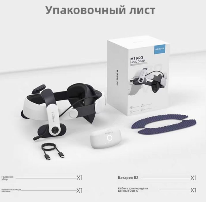 Крепление BOBOVR M3PRO для Quest 3 / 3s