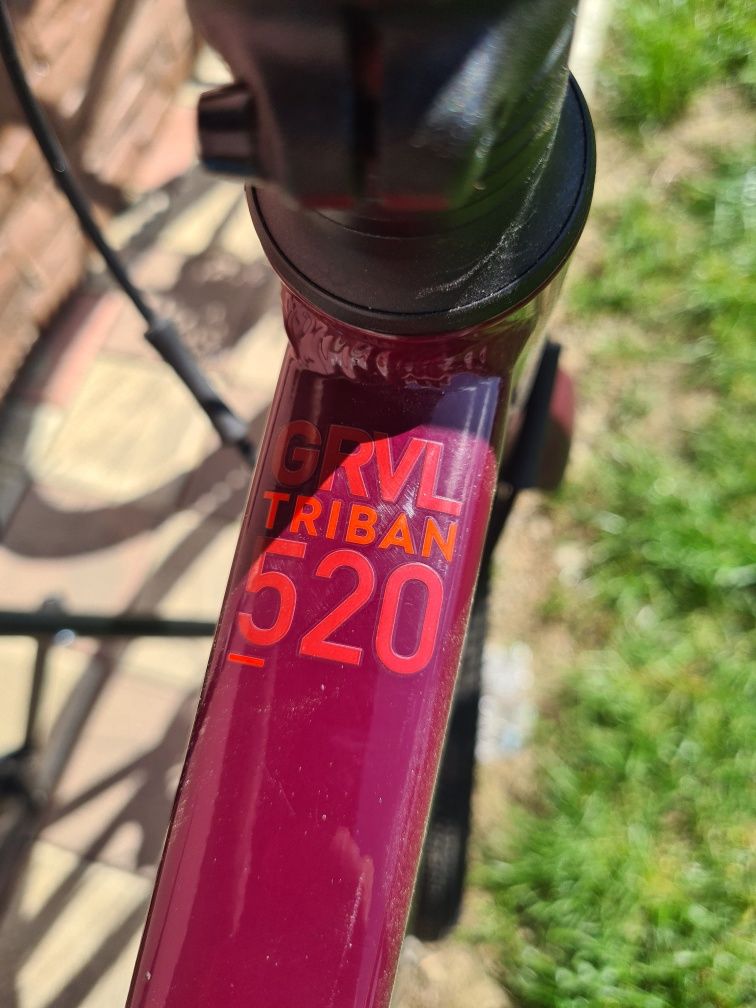 Bicicleta gravel Triban Subcompact grvl 520/Praxis/2x11 viteze