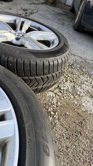 Зимни джанти с гуми R19 Pirelli runflat за BMW F15 E70