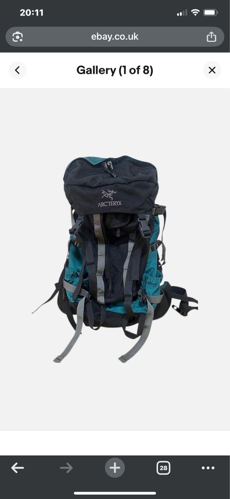 Туристическа раница-тип самар Arcteryx/ Hi-tec