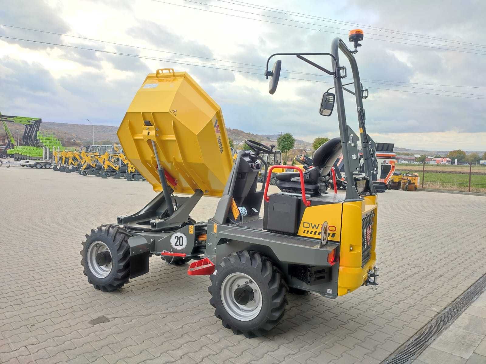 Dumper Wacker Neuson DW20 cu bena rotativa