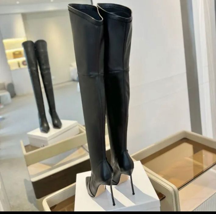 Cizme Casadei peste genunchi