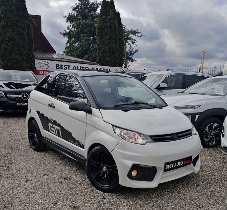 Aixam Coupe GTI Full Option Alb Perlat Prinde80 km Se conduce la 16ani