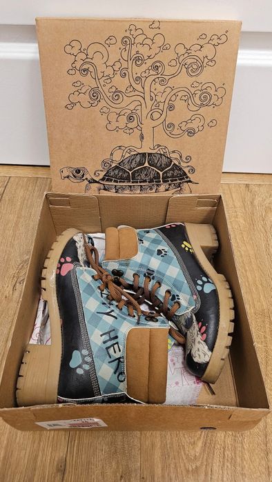 Ghete Goby piele, 36, adorabile, cu caine