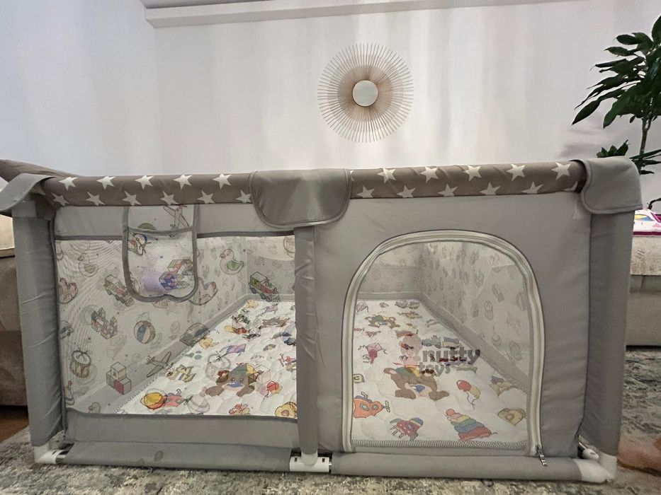 2 in 1 Tarc de joaca pentru bebelusi și copii + salteluta