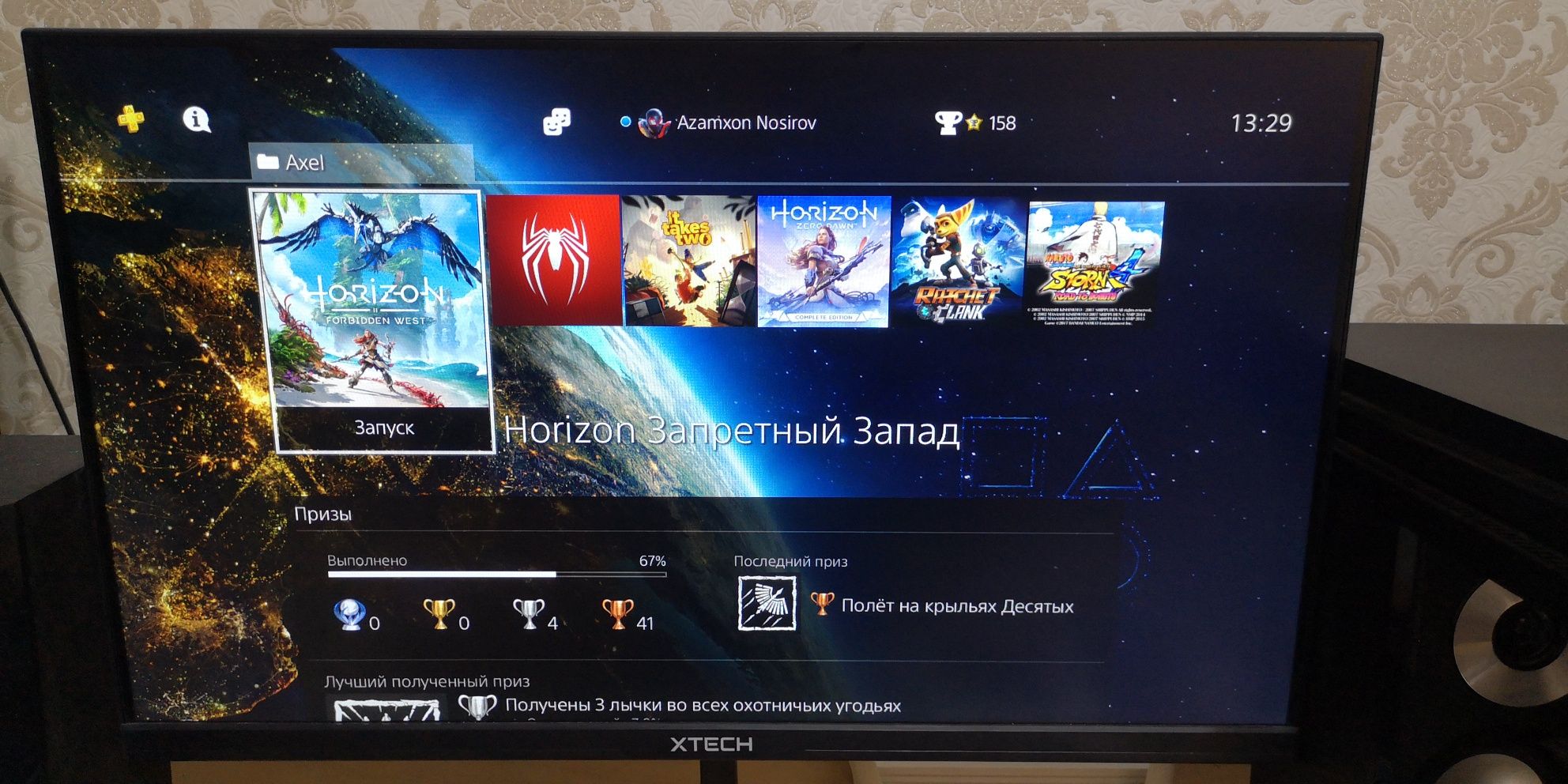 PlayStation 4 Pro 1Tb 4K. Spiderman. Horizon. Assassin's Creed