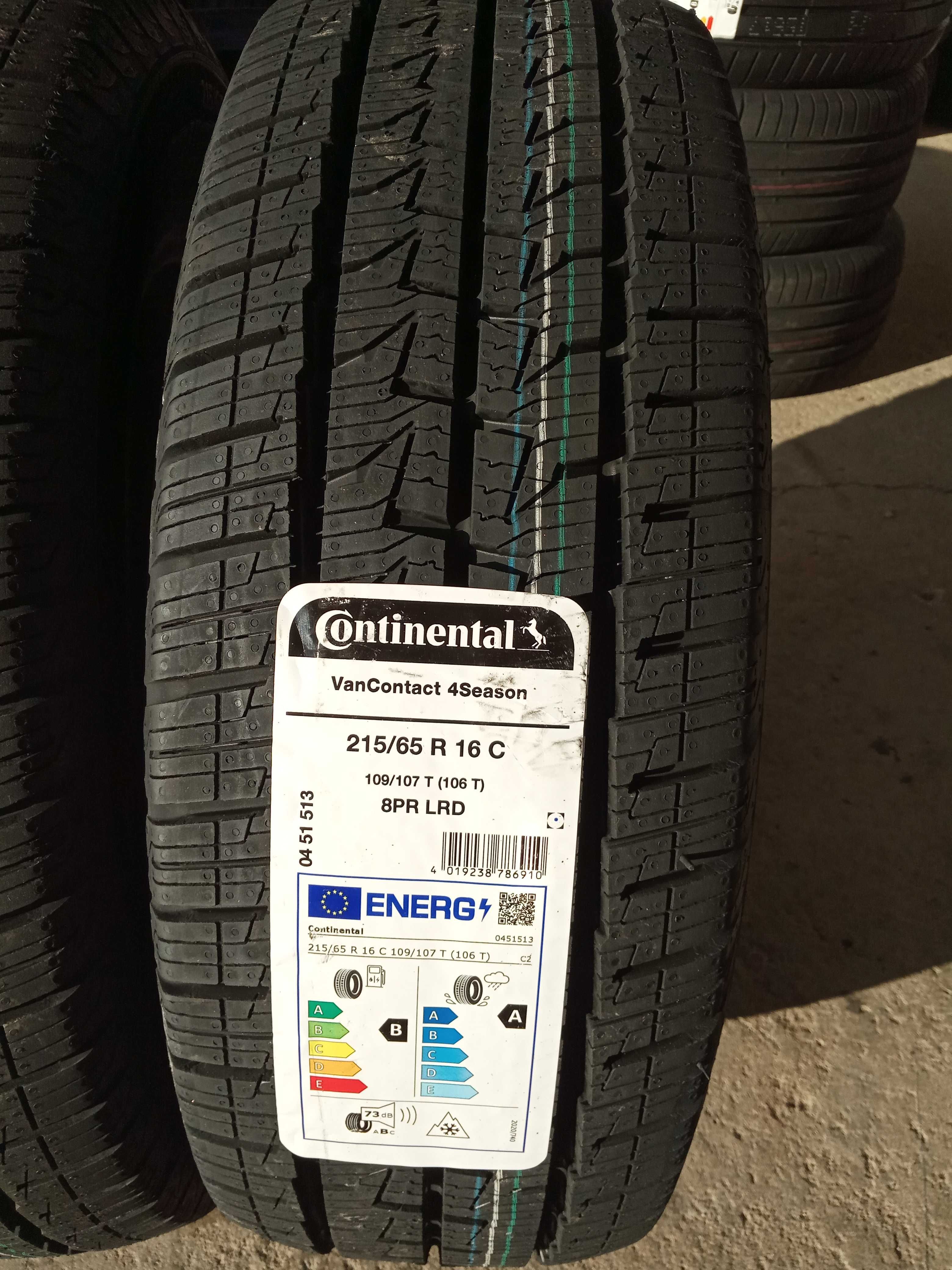 2 Нови бусови гуми 215/65 R16C Continental Van 4Season 109T DOT4524