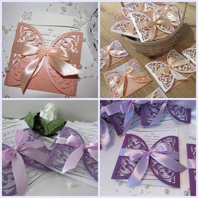 Сватбени покани, бутониери, кутия за пликове и др. Сватбени аксесоари