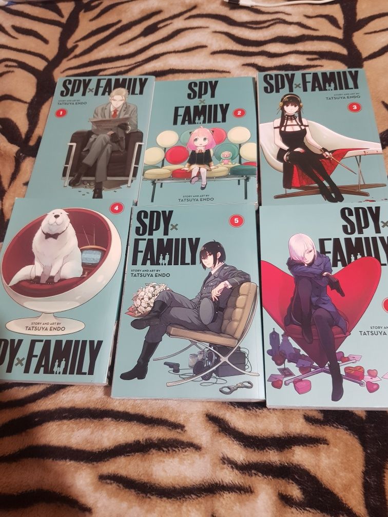 manga / манга spy x family vol.1-6