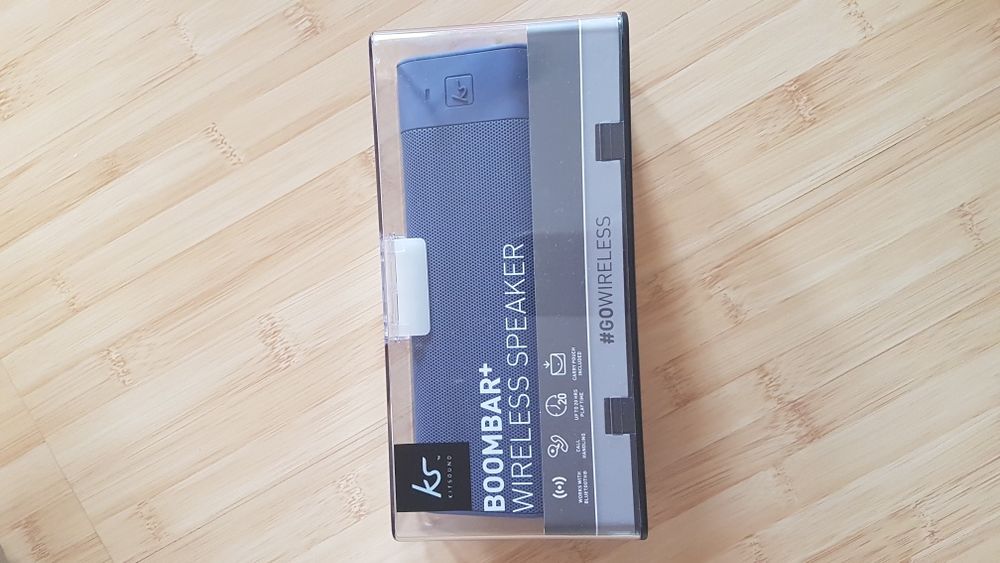 Boxa portabila KitSound BoomBar Plus, Bluetooth, Black